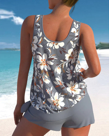 Kvinnors Tankini Trendig Design 2