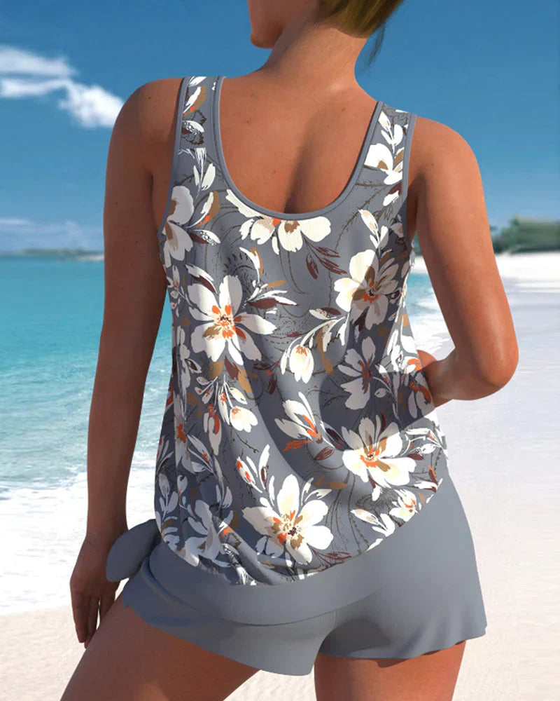 Kvinnors Tankini Trendig Design 2