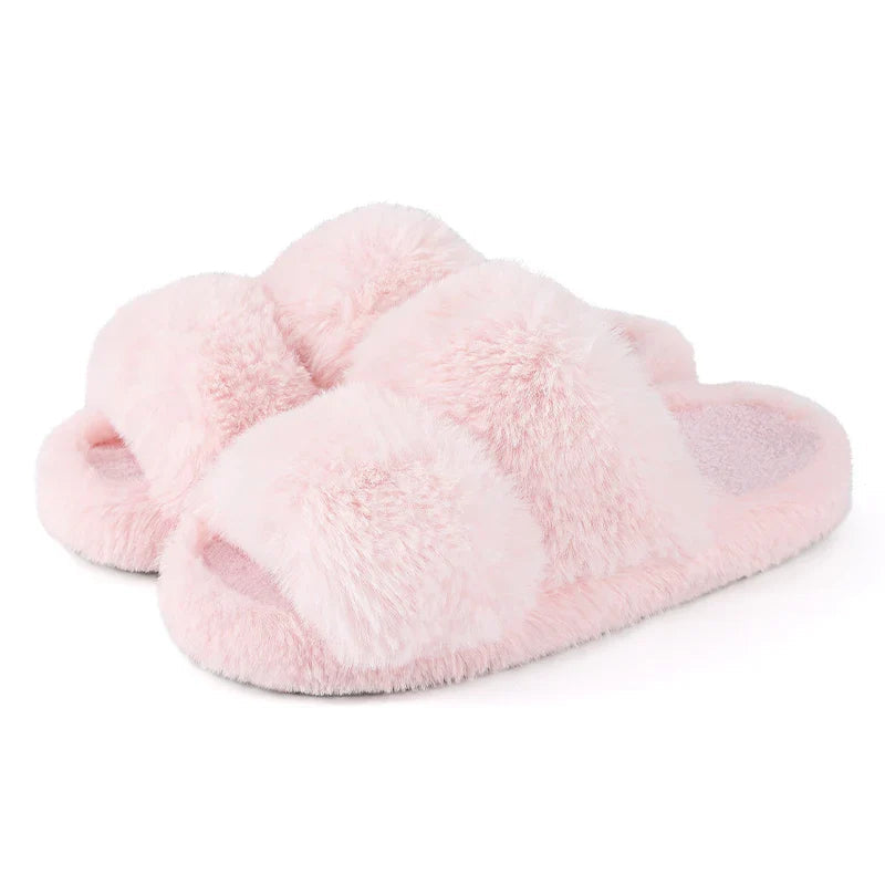 Kvinnors Tofflor i Fuskpäls 3
