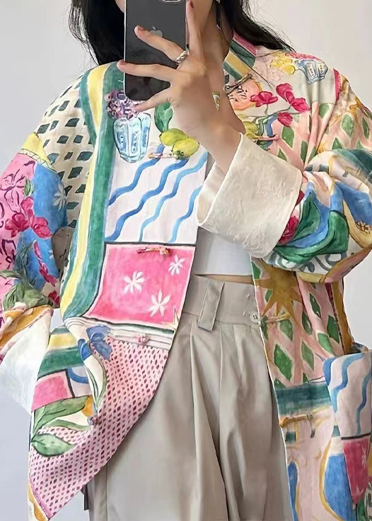 Kvinnors Topp med Patchwork och Färgblock 1