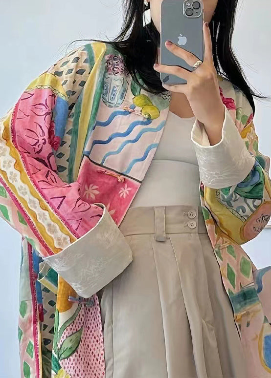 Kvinnors Topp med Patchwork och Färgblock 2