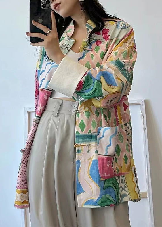 Kvinnors Topp med Patchwork och Färgblock 3