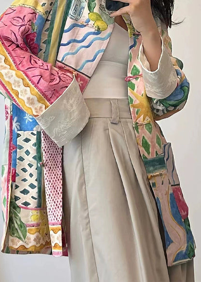 Kvinnors Topp med Patchwork och Färgblock 4