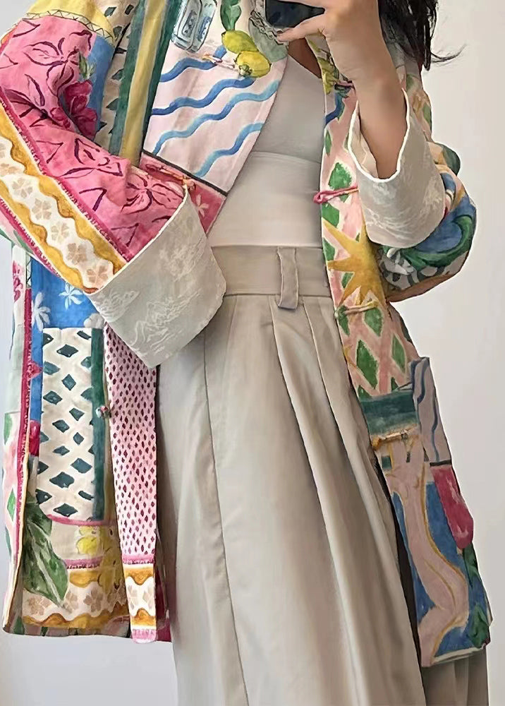 Kvinnors Topp med Patchwork och Färgblock 4