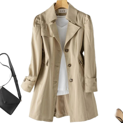 Kvinnors Trenchcoat Klassisk Stil 0