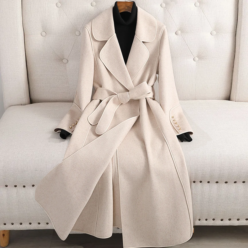 Kvinnors Trenchcoat Klassisk Stil 4