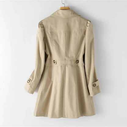 Kvinnors Trenchcoat Klassisk Stil 4