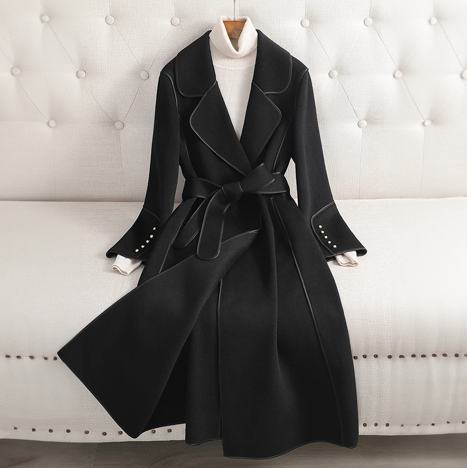 Kvinnors Trenchcoat Klassisk Stil 5