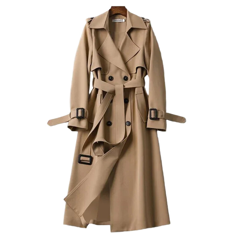 Kvinnors Trenchcoat Vårdesign 0