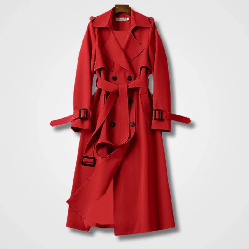 Kvinnors Trenchcoat Vårdesign 3