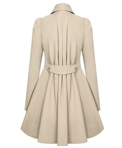 Kvinnors Trenchcoat med Klassisk Design 1