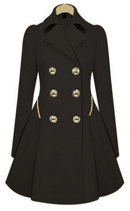 Kvinnors Trenchcoat med Klassisk Design 3