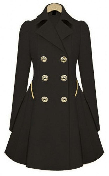 Kvinnors Trenchcoat med Klassisk Design 3
