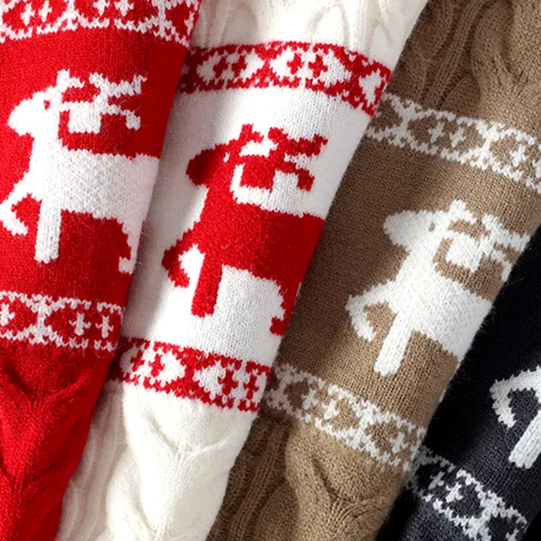 Kvinnors Tröja Avslappnad Siluett med Rund Halsringning 3