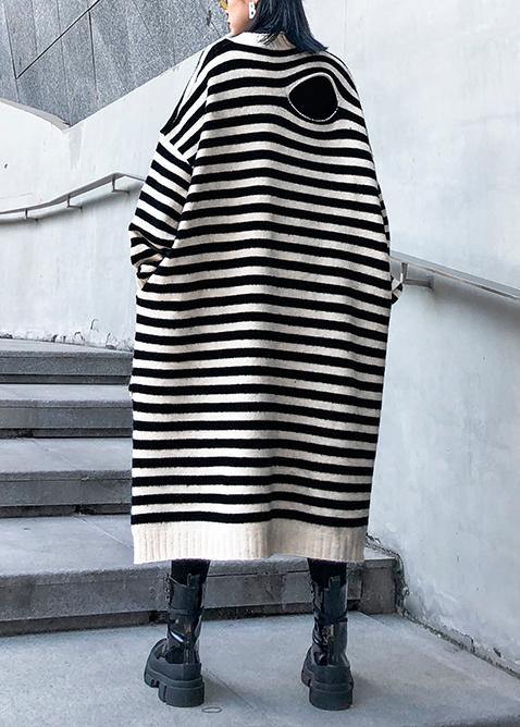 Kvinnors Tröja med Randig Design 3