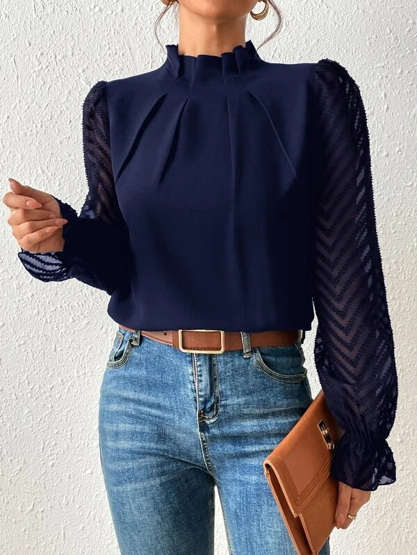 Kvinnors Turtleneck Avslappnad Stil 3