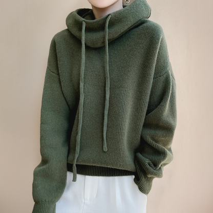 Kvinnors Turtleneck Tröja Chic 1