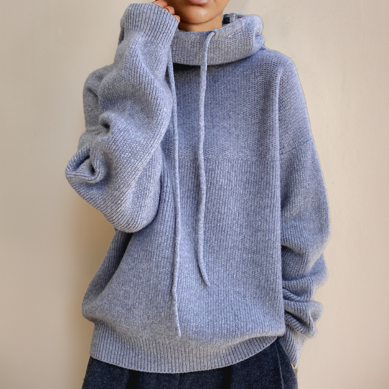 Kvinnors Turtleneck Tröja Chic 4