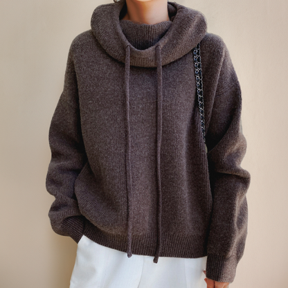 Kvinnors Turtleneck Tröja Chic 6