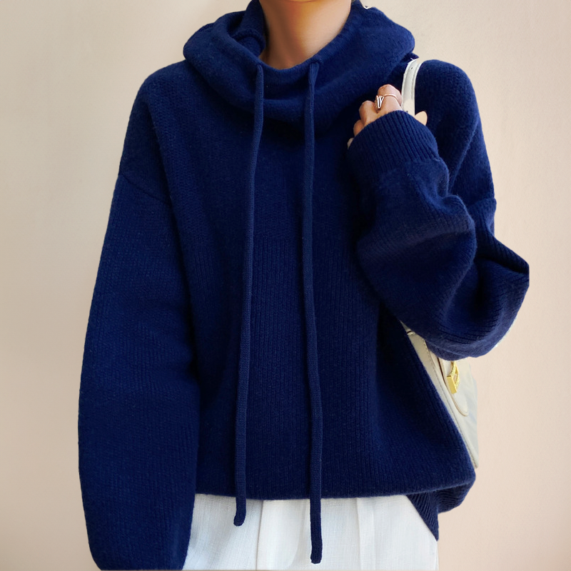 Kvinnors Turtleneck Tröja Chic 7