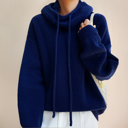 Kvinnors Turtleneck Tröja Chic 7