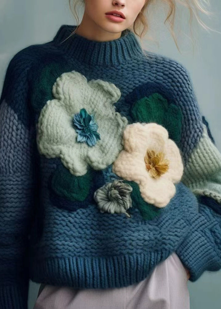 Kvinnors Turtleneck Tröja Mysig 1