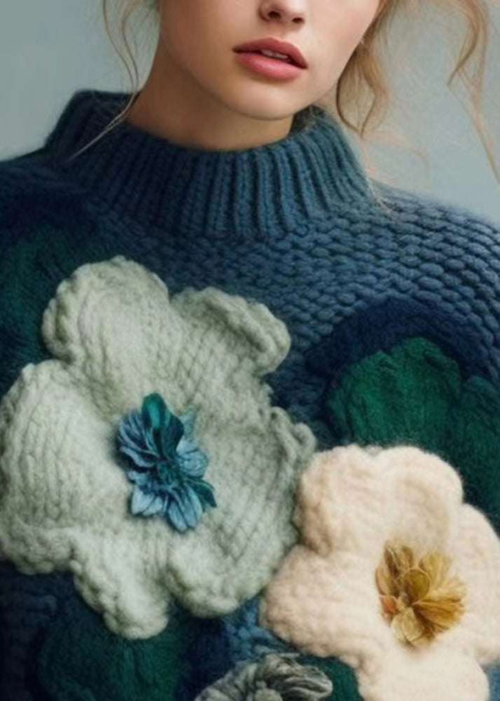 Kvinnors Turtleneck Tröja Mysig 2