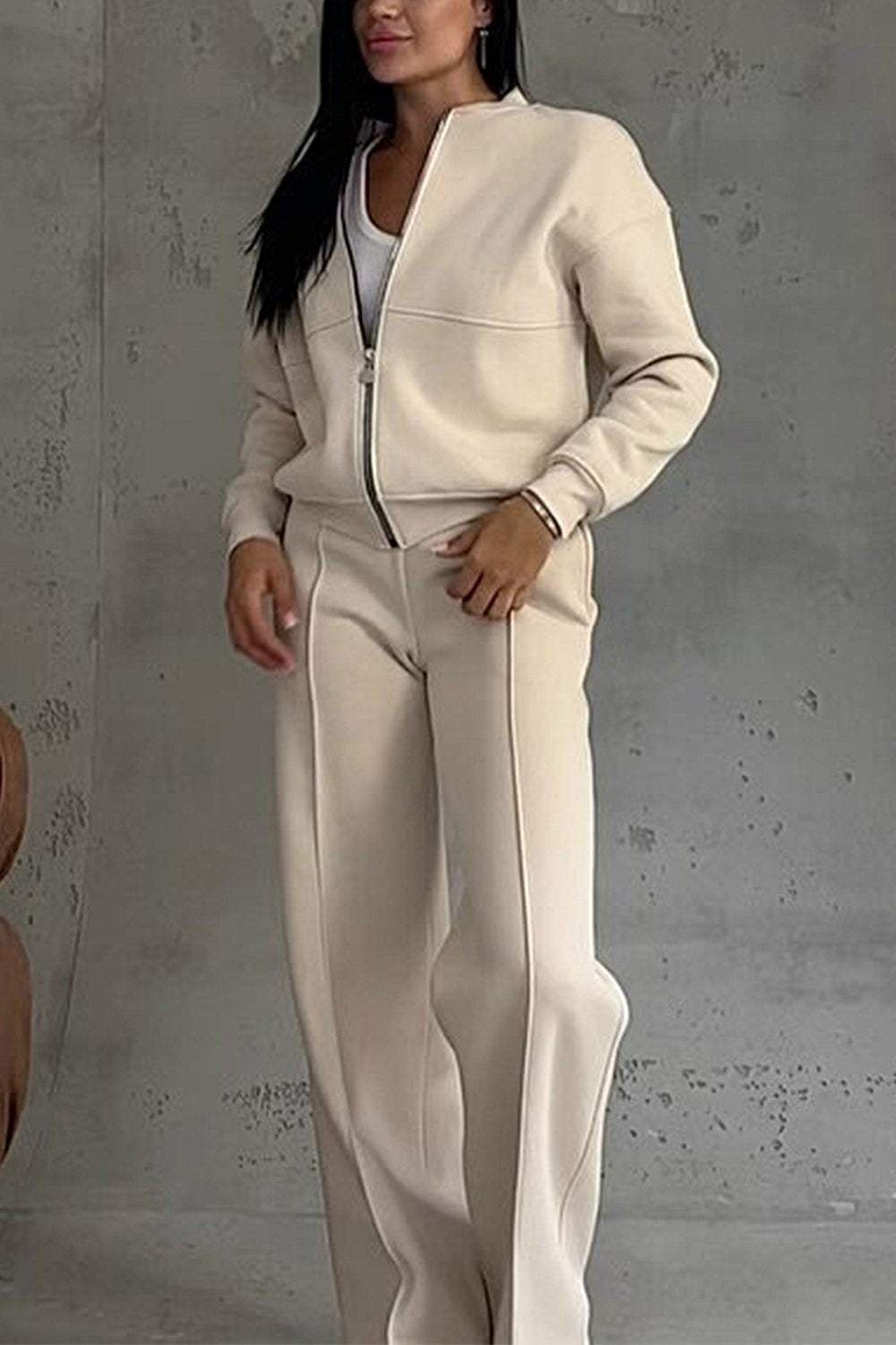 Kvinnors Tvådelad Kostym Sportig Stil 1