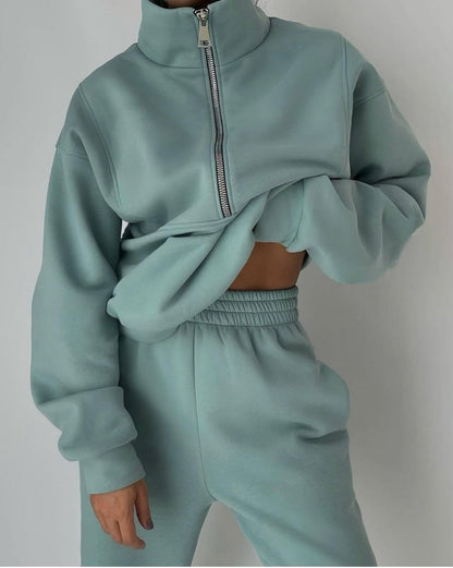 Kvinnors Tvådelad Set Casual Stil 1