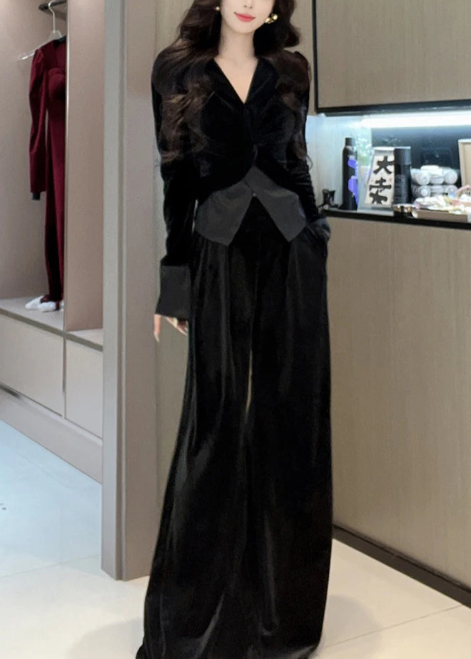 Kvinnors Tvådelad Set V-hals 2