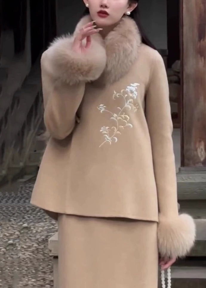 Kvinnors Tvådelat Set Patchwork Design 1