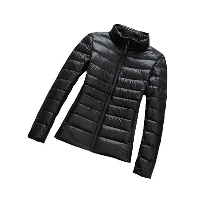 Kvinnors Ultralätt Jacka Med Justerbara Detaljer 0