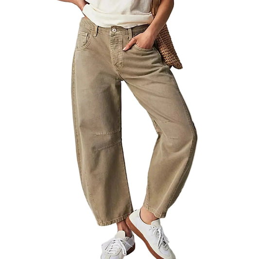 Kvinnors Utsvängda Jeans Låg Midja 0