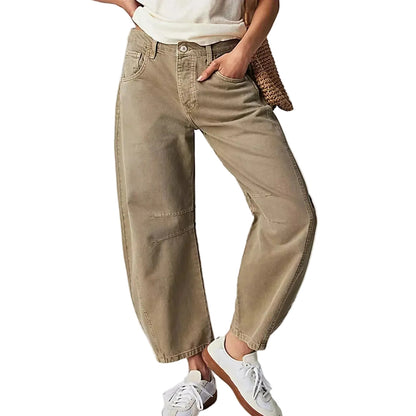 Kvinnors Utsvängda Jeans Låg Midja 0