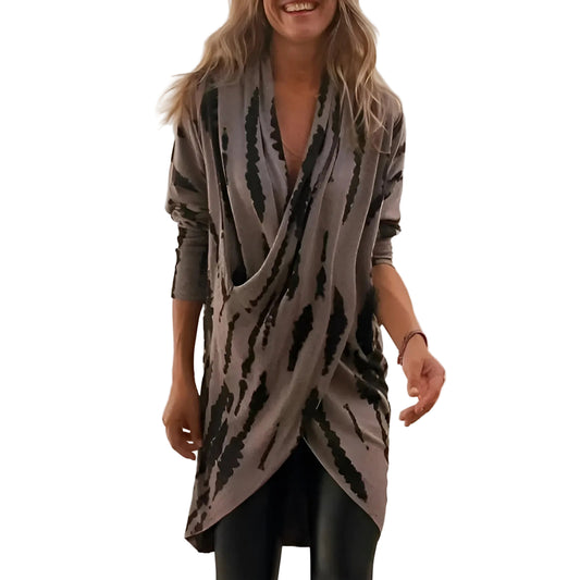 Kvinnors V-ringad Tunika Modern Stil 0