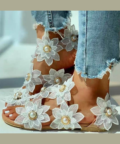 Kvinnors Vandringssandaler med Blommönster 3