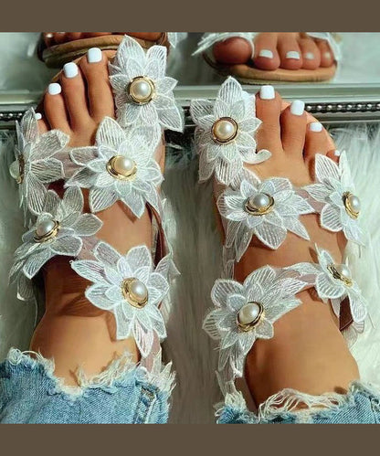 Kvinnors Vandringssandaler med Blommönster 4