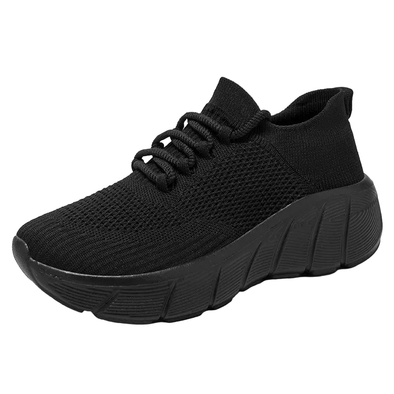 Kvinnors Vardags Sneakers Med Elastiskt Snörningssystem 0