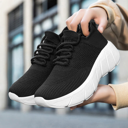 Kvinnors Vardags Sneakers Med Elastiskt Snörningssystem 3