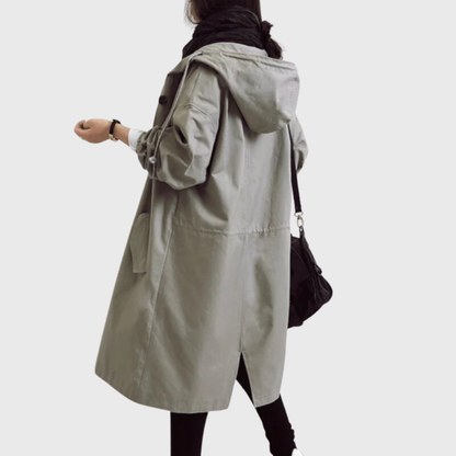 Kvinnors Vattentät Trenchcoat med Klassisk Design 6