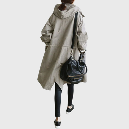 Kvinnors Vattentät Trenchcoat med Klassisk Design 7