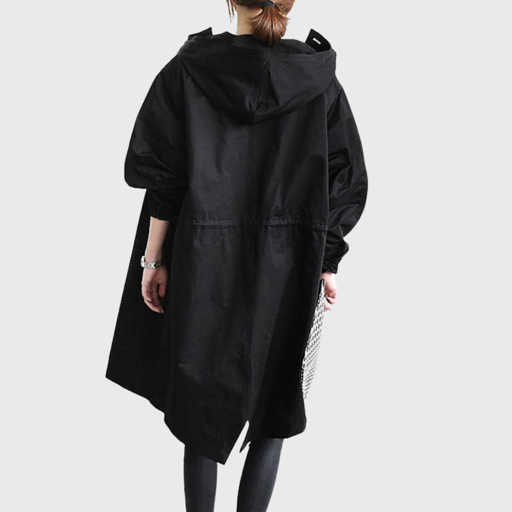 Kvinnors Vattentät Trenchcoat med Klassisk Design 8
