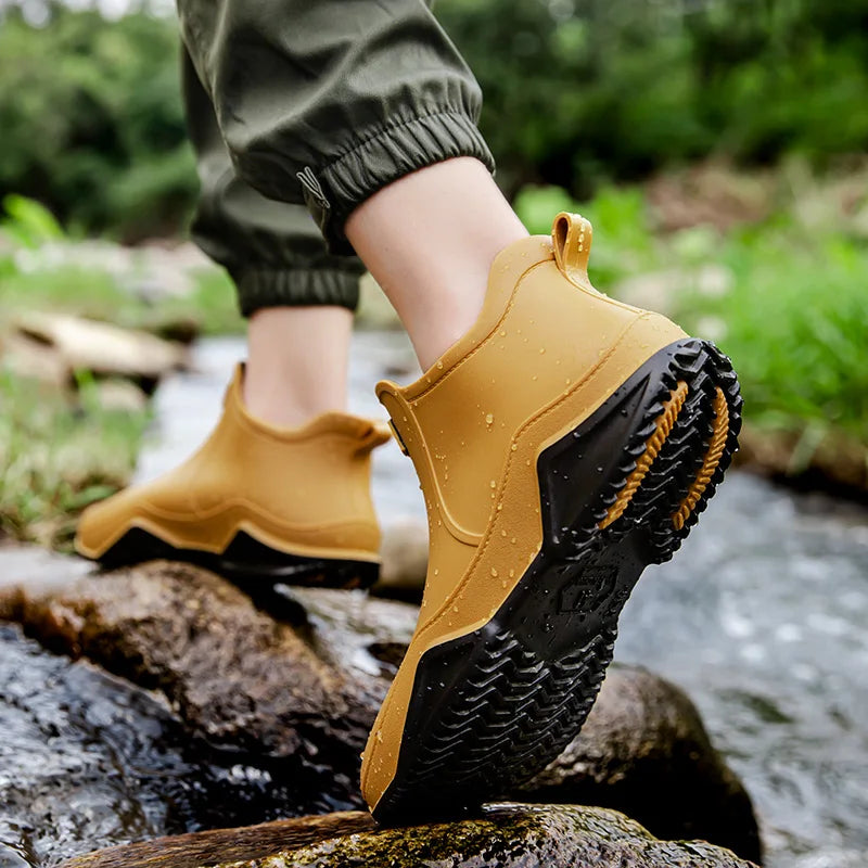 Kvinnors Vattentäta Utomhusstövlar Slip-On 3