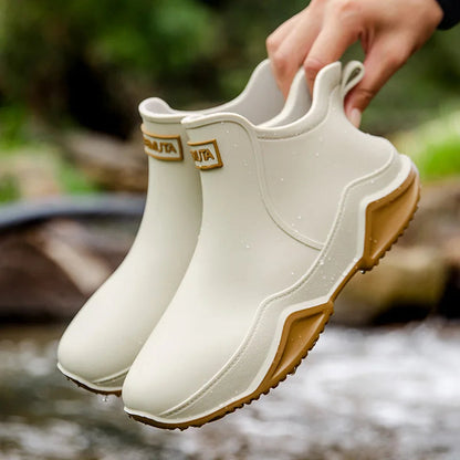 Kvinnors Vattentäta Utomhusstövlar Slip-On 5