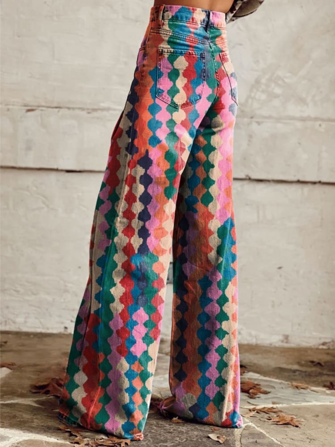 Kvinnors Vida Boho-byxor Flytande Passform 2