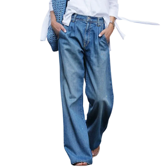 Kvinnors Vidskurna Jeans för Vardagsbruk 0