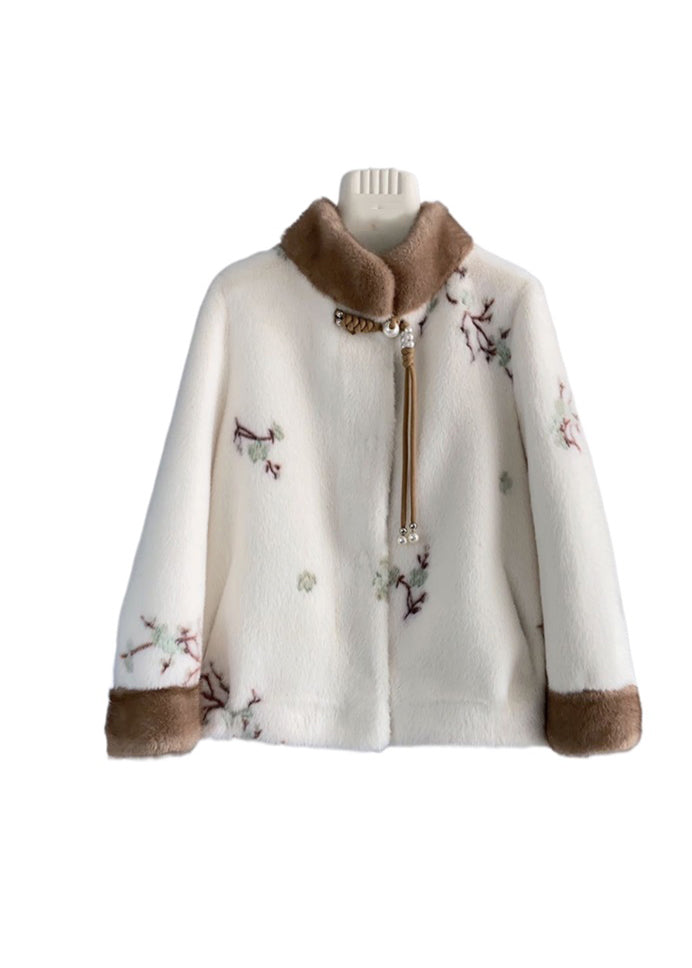 Kvinnors Vintage Jacka med Stativkrage 4