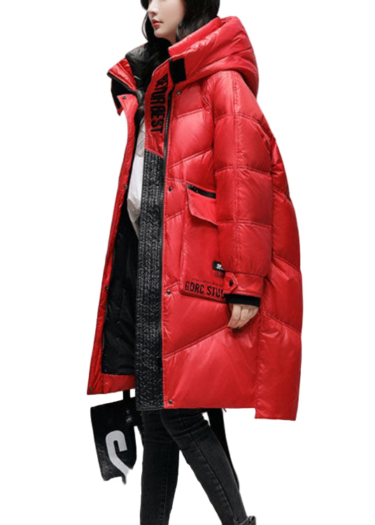 Kvinnors Vinterjacka Boho Stil 0