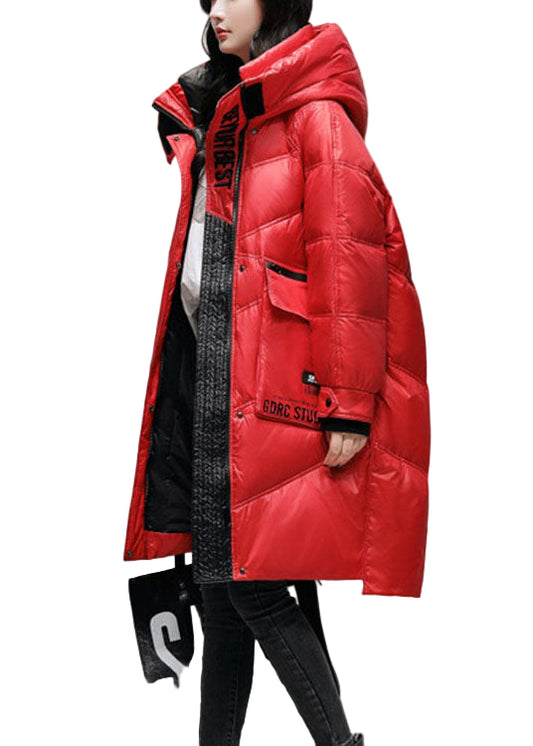 Kvinnors Vinterjacka Boho Stil 0