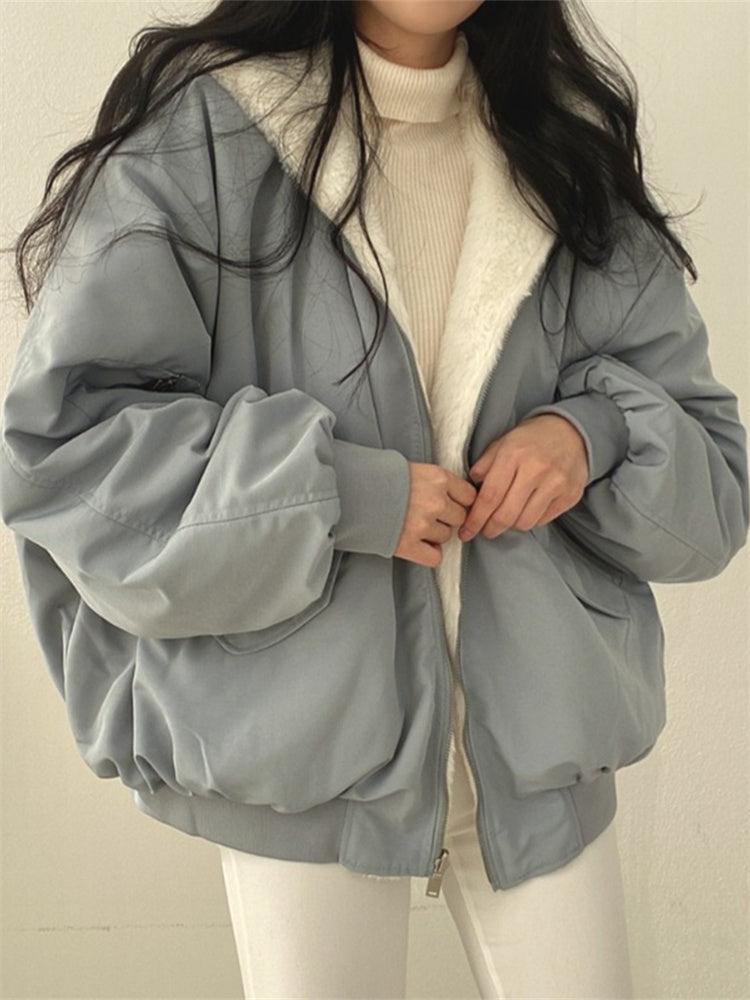 Kvinnors Vinterjacka Oversized 1